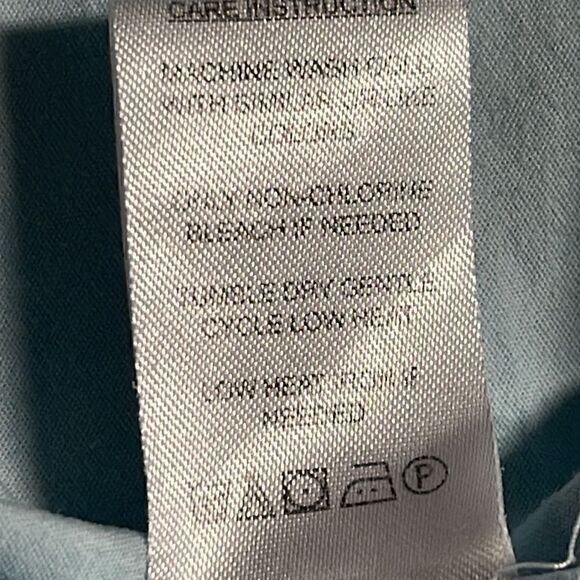 Denim & Flower shirt Mens size XL Slim Fit button up palms short sleeve cotton - Picture 10 of 10